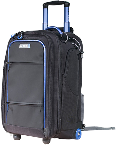 The Orca combined backpack and built-in trolley system offers ultimate protection for delicate gear and accessories.