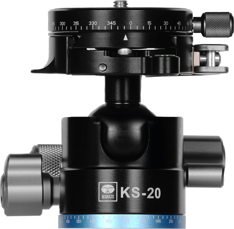 There are 5 heads in the Sirui KS series. These five heads are designed with different ball diameters