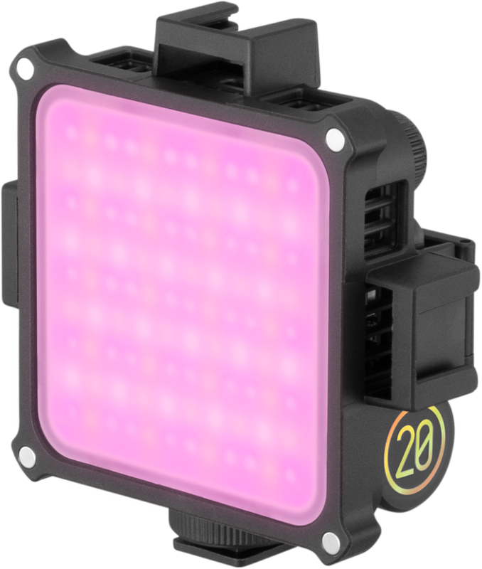 Small Scale &amp Big Impact! This 20W LED Pocket Light gives you professional dimming and innovative features. With built in battery