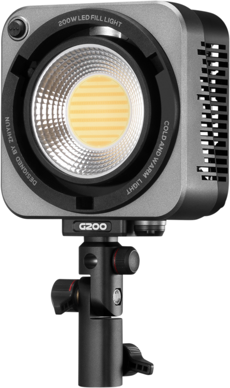 The sleek and organized design houses a COB light source with meticulous cooling system