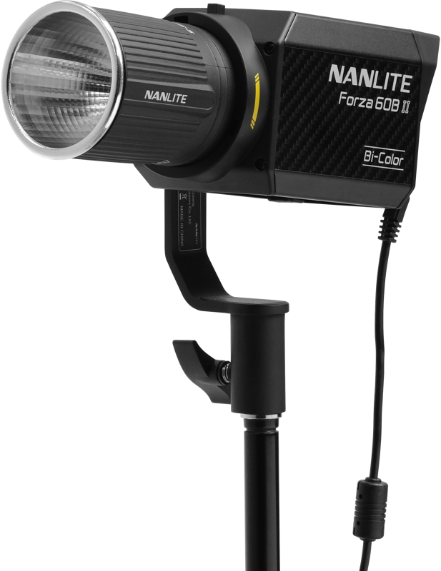 Color 60adeb NANLITE Forza 60B II LED Bi-color Spot Light with 19Β°&36Β° Projection ...