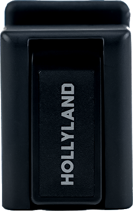 Durable hot shoe adapter designed for mounting Lark Max 2 receivers onto cameras and rigs. Ensures a secure