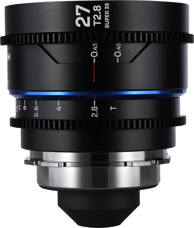 LAOWA Nanomorph 27mm T2.8 1.5X S35 (Blue) - Arri PL/Canon EF