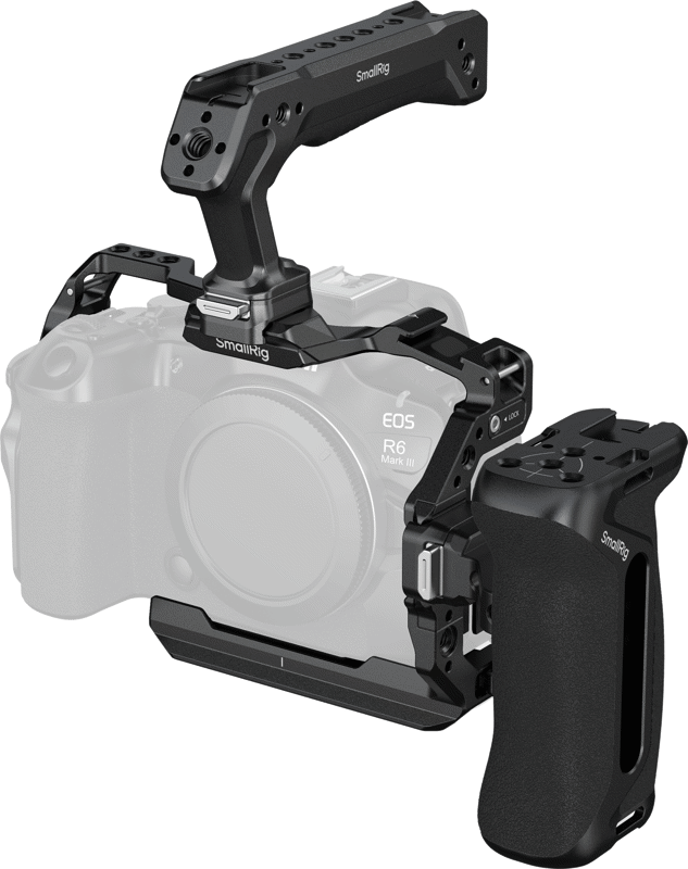 Expertly crafted to improve handheld shooting experience while offering comprehensive camera protection and versatile mounting options. The kit includes a cage