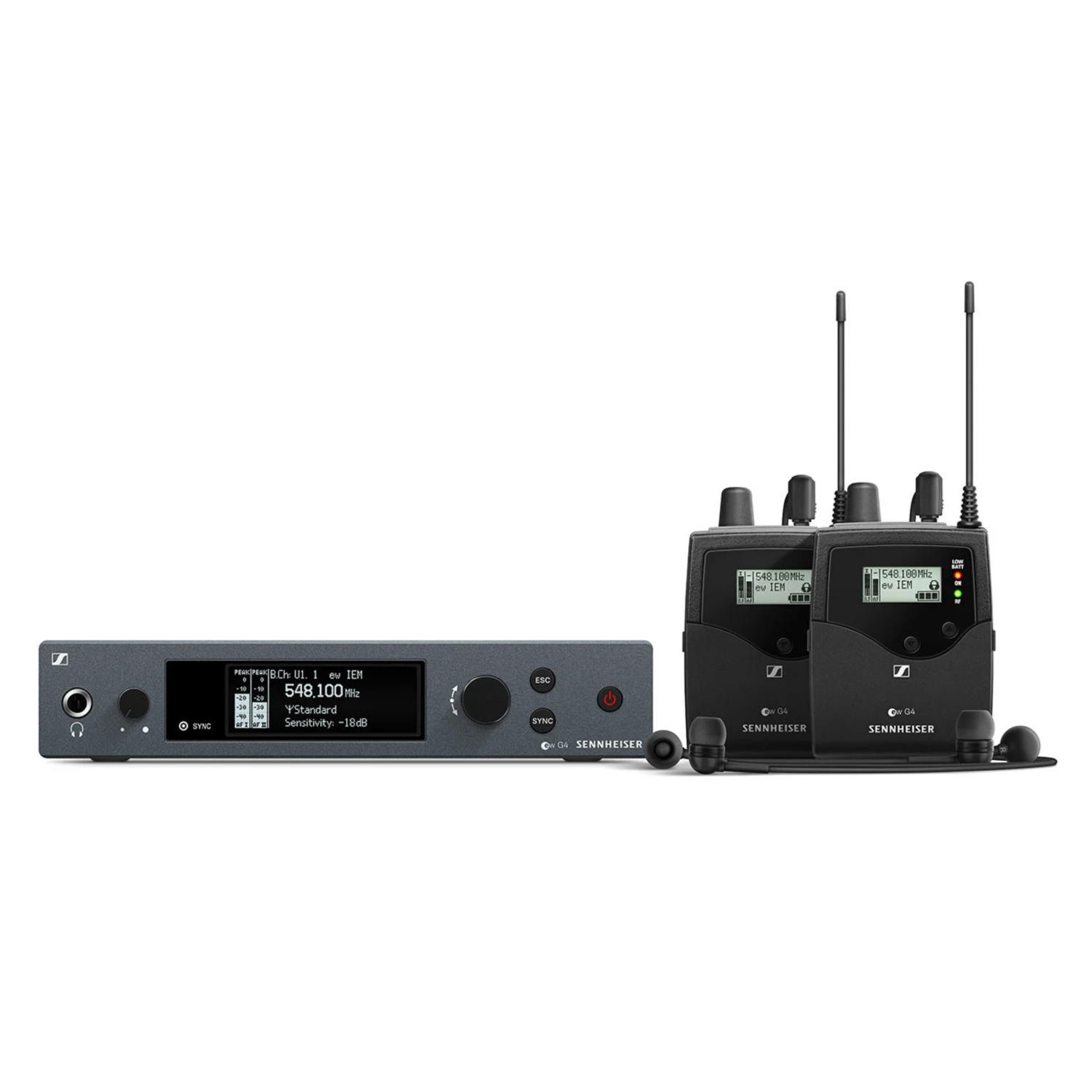SENNHEISER ew IEM G4-Twin Wireless Monitor System Kit (A 516-558 MHz)