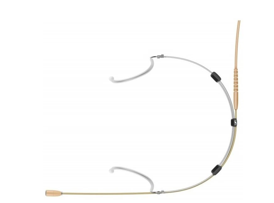 SENNHEISER HSP ESSENTIAL OMNI-BEIGE-3-PIN Essential Omni headset microphone, condenser, omnidirectional, Lemo 3P, beige