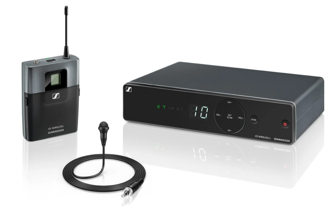 SENNHEISER XSw 1-ME2 B microphone set - lapel (with omnidirectional characteristic), 614 - 638 MHz