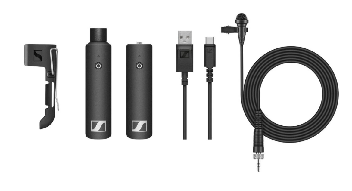 SENNHEISER XSw D-ME2 Digital LAVALIER microphone set - lapel (ME 2-II with omnidirectional characteristics), 2.4 GHz