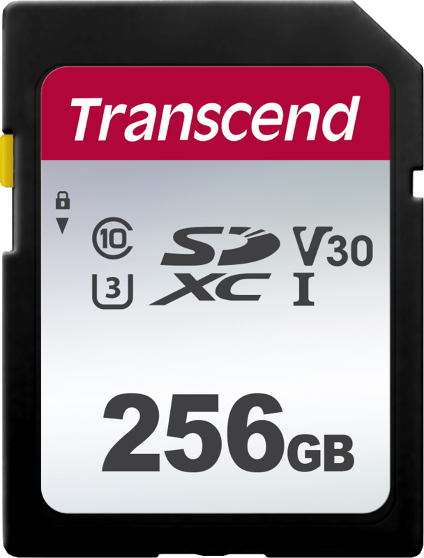 TRANSCEND Silver 300S SDXC UHS-I U3 (V30) R100/W40 256GB