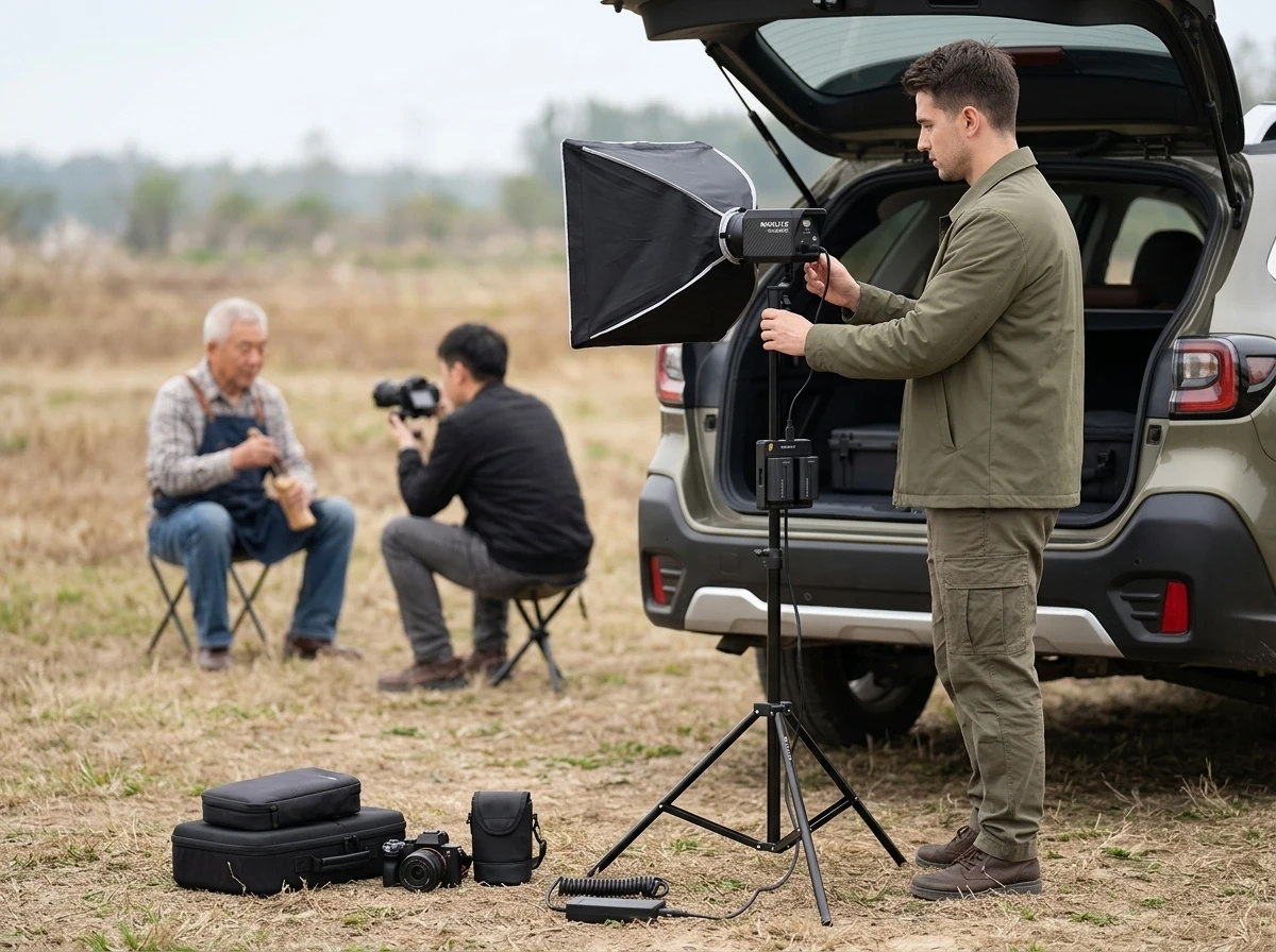Portabl Led Video Portable Video Lighting Kits for Agile Crews