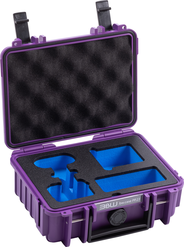 BW Outdoor Action Case Type PP.23. for Insta360 GO3/GO3S, purple