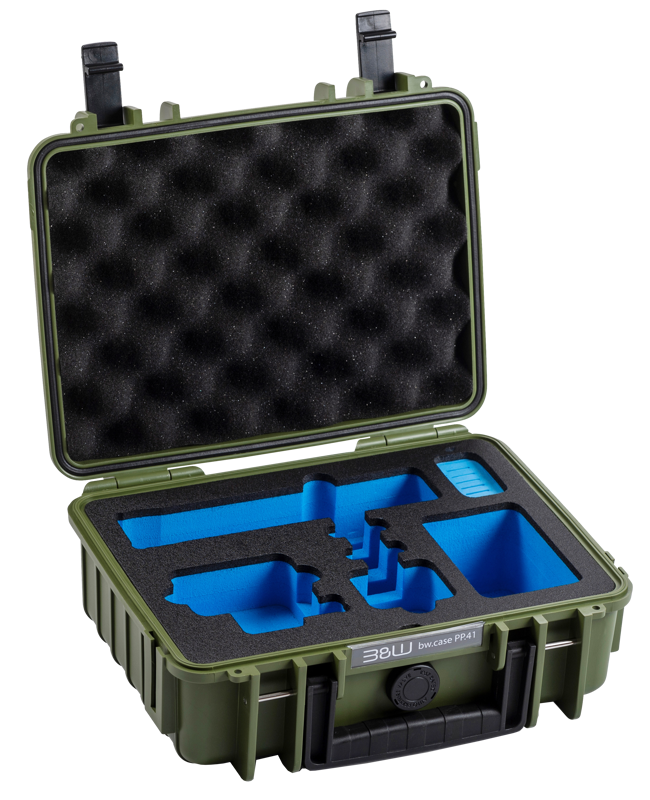 BW Outdoor Action Case Type PP.41 I for GoPro HERO 13 (fits GoPro 9-13), bronze green