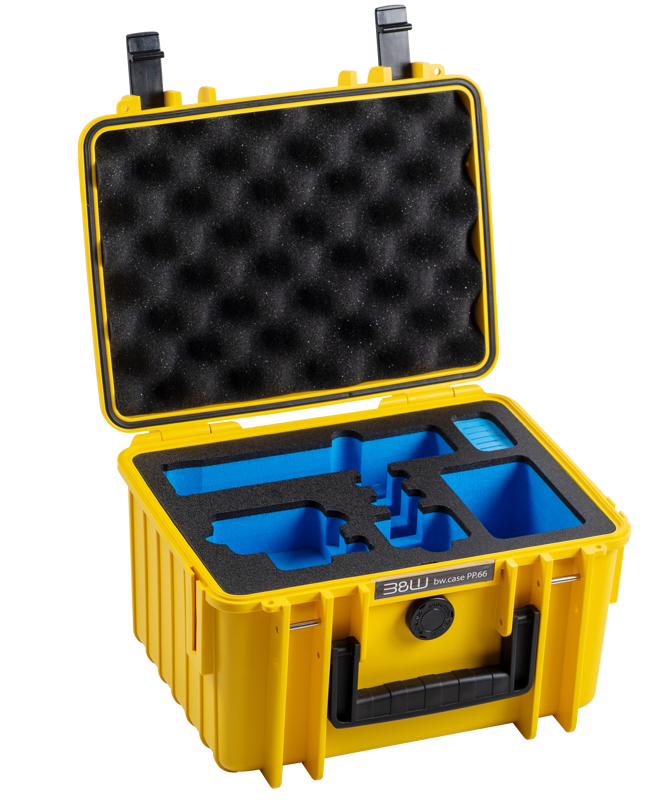 BW Outdoor Action Case Type PP.66 I for GoPro HERO 13 (fits GoPro 9-13), yellow