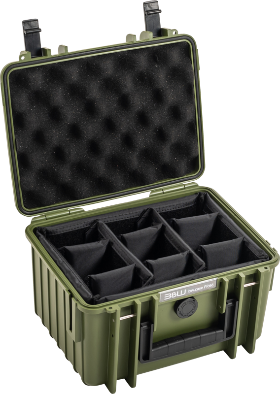 BW Outdoor Cases Type 2000 / Bronze green (divider system)