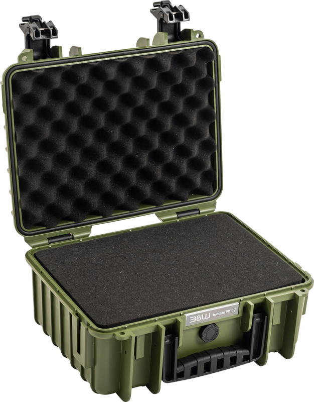 BW Outdoor Cases Type 3000 / Bronze green (pre-cut foam)