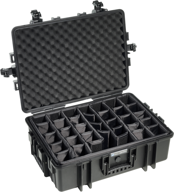 BW Outdoor Cases Type 6500 / Black (divider system)