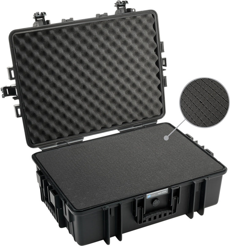 BW Outdoor Cases Type 6500 / Black (pre-cut foam)
