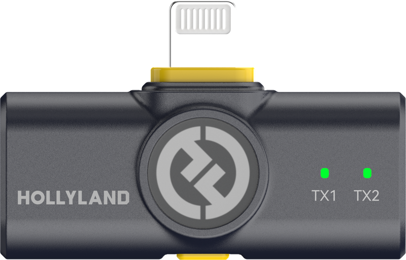 HOLLYLAND LARK M2 Lightning Receiver (Shine Charcoal)