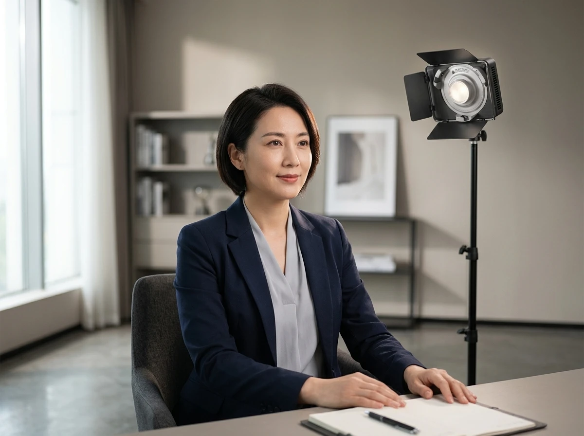 Backlight separates subject