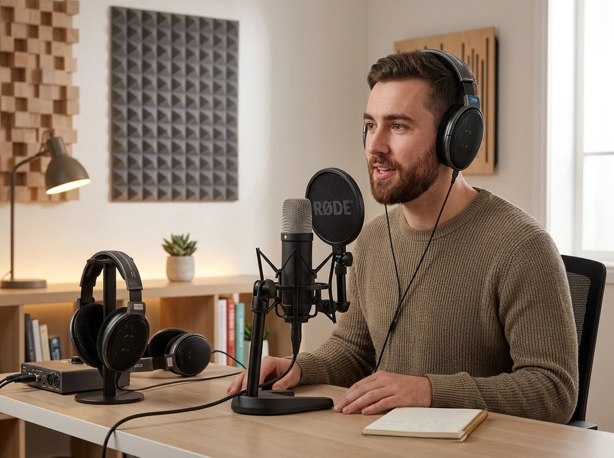 Indoor condenser mic recording