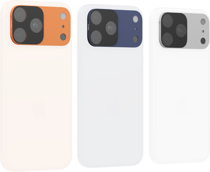 SMALLRIG 6067 Square UV Filter Kit for iPhone 17 Pro Max (Orange)