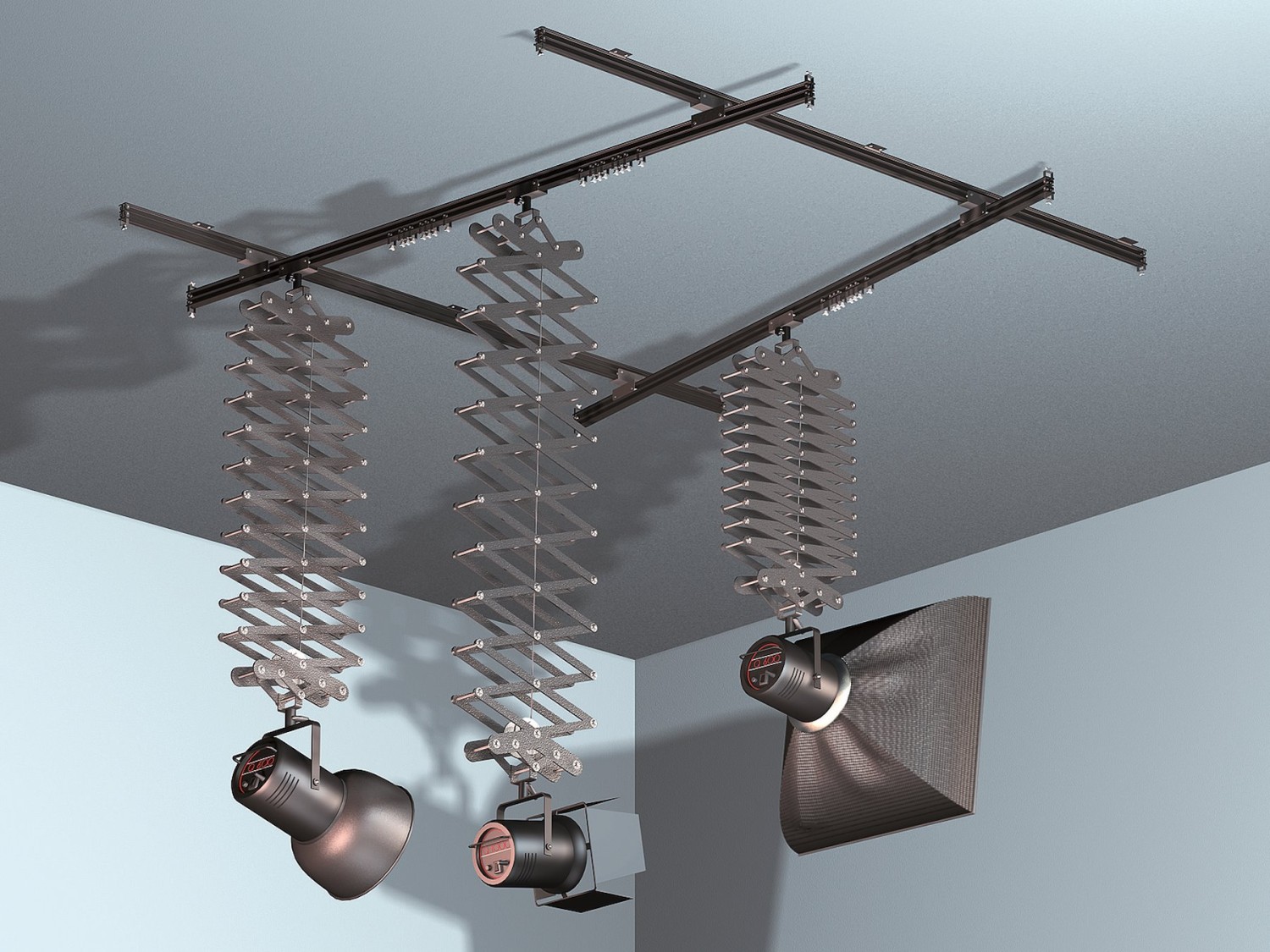 MANFROTTO Top System 43 Ceiling-Mounted Sky Track Rail System