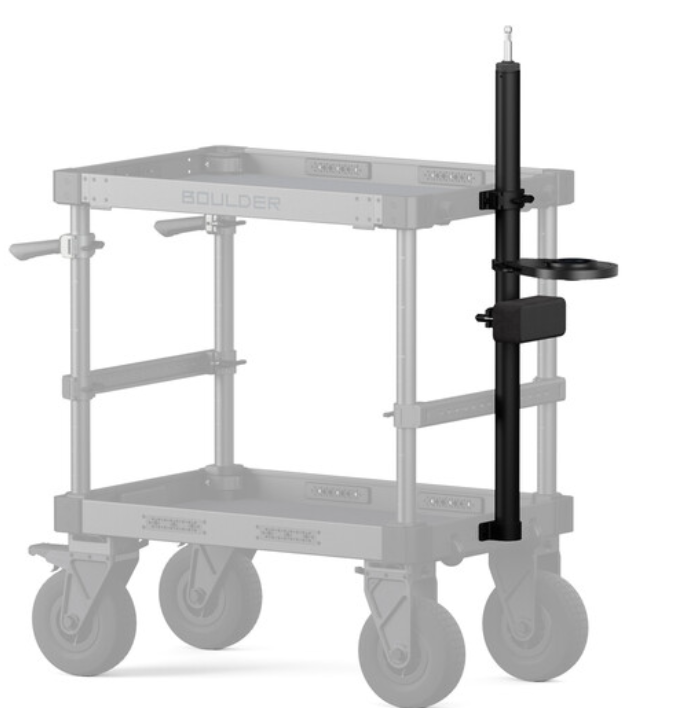 TILTA Fluid Head and Steadicam Mounting Kit for Boulder Camera Cart - Black