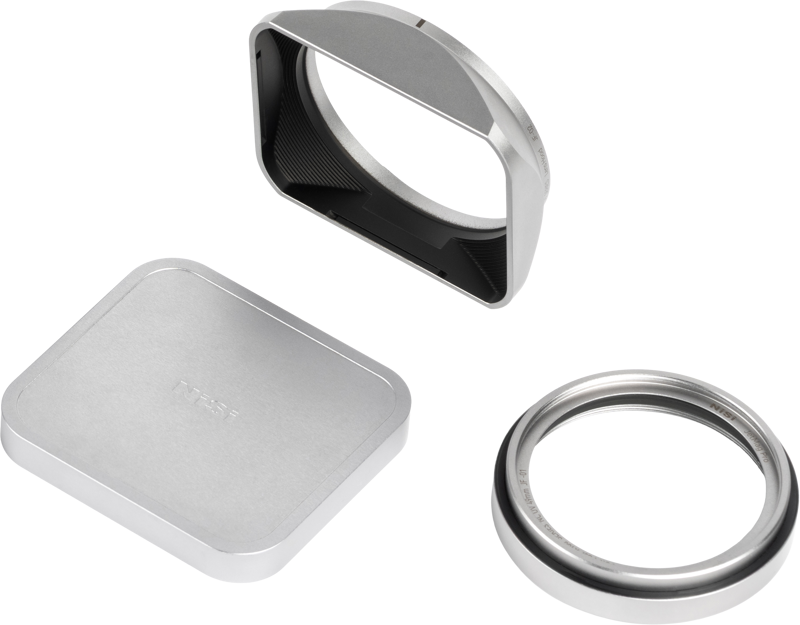 NISI JetMag Pro Lens Hood, Uv Filter & Cap for Fuji X100 Series Silver