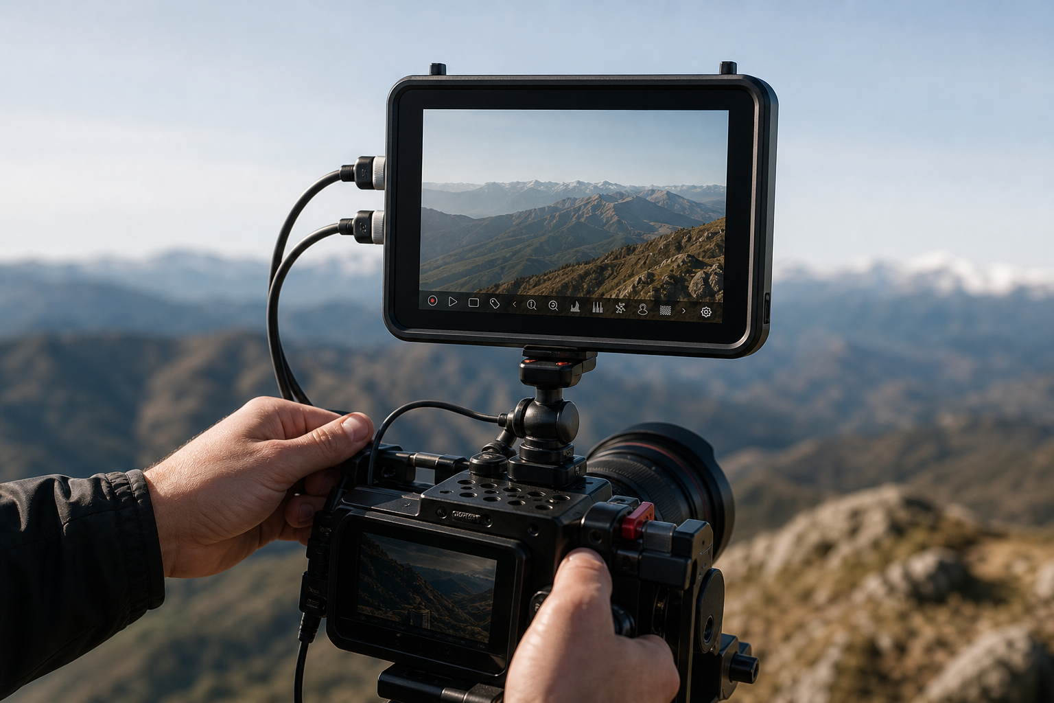 Bright field monitor
