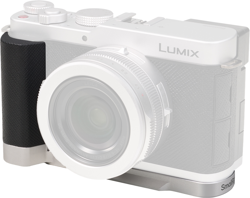 SMALLRIG 5701 L-Shaped Mount Plate Handle for Panasonic LUMIX L10 Silver