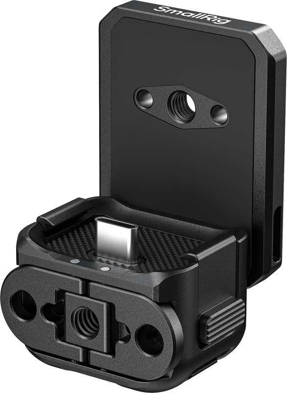 SMALLRIG 6359 Attachable Quick Release Backplate Mount Support with USB-C Port for DJI Osmo Pocket 4