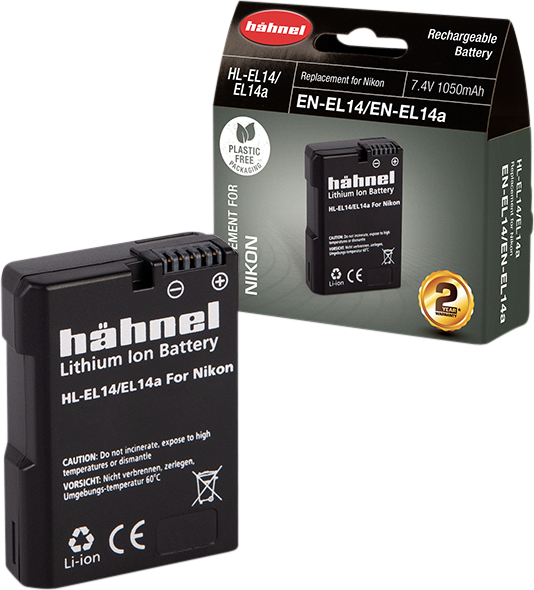 HÄHNEL Battery Nikon HL-EL14/14A / EN-EL14/14a