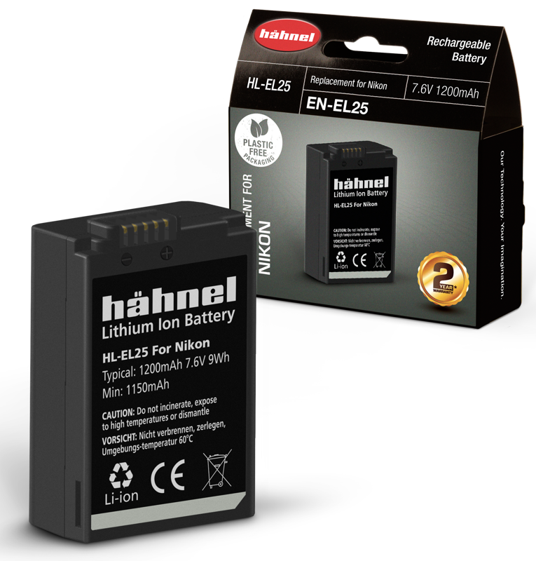 HÄHNEL Battery Nikon HL-EL25 / EN-EL25