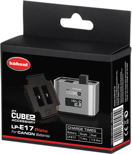 HÄHNEL ProCUBE 2 Plate for Canon LP-E17 Battery