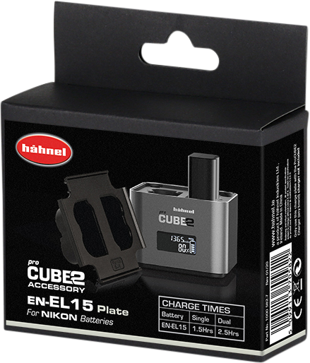 HÄHNEL ProCUBE 2 Plate for Nikon EN-EL15 Battery