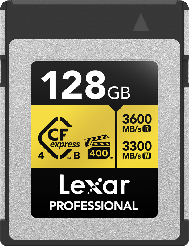 LEXAR CFexpress Pro Gold R3600/W3300 128GB