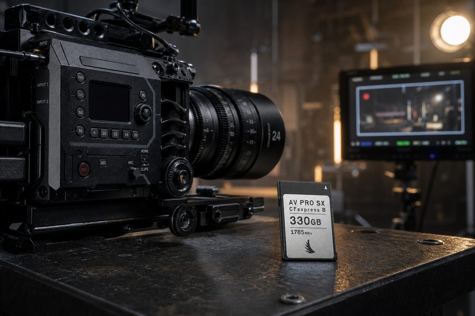 CFexpress card video shoot