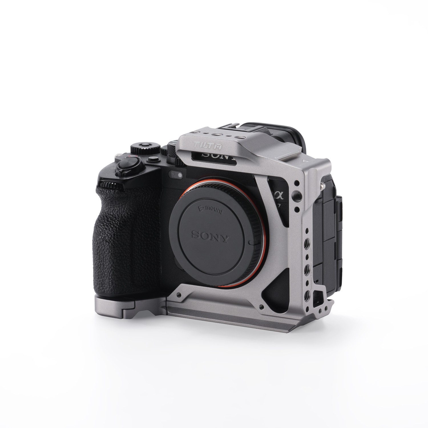 Tilta Half Camera Cage for Sony Alpha 7 V - Titanium Gray