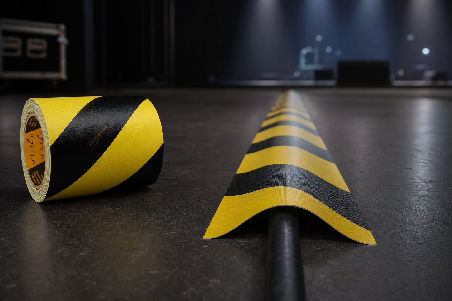 Tunnel tape protecting cables