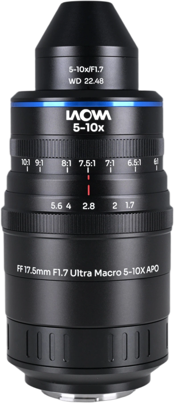 LAOWA Aksen 17.5mm f/1.7 5-10X Ultra Macro APO MFT