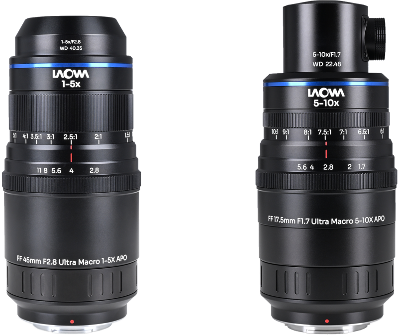 LAOWA Aksen 2-lens Bundle  [45mm f/2.8, 17.5mm f/1.7 (Coaxial Illumination Version)] Fuji X
