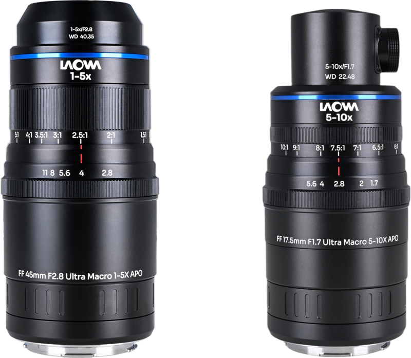 LAOWA Aksen 2-lens Bundle  [45mm f/2.8, 17.5mm f/1.7 (Coaxial Illumination Version)] L-Mount