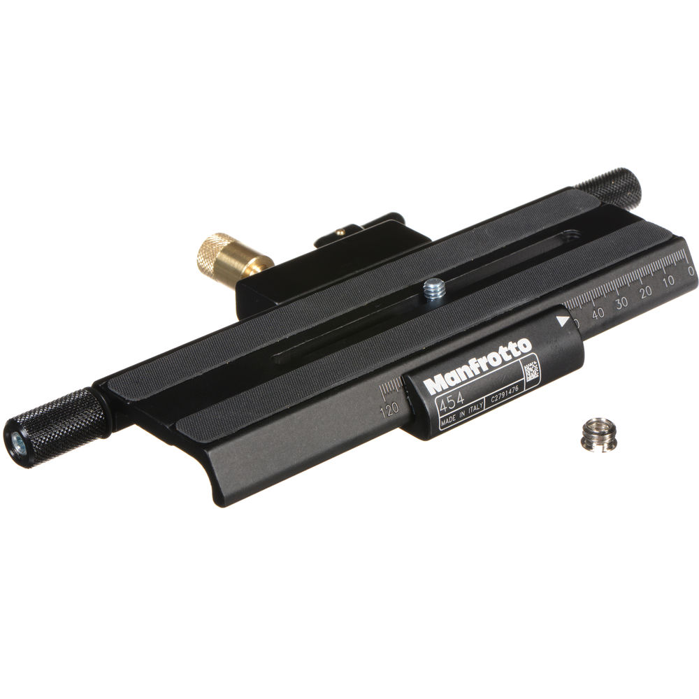 Manfrotto 454 – 120 mm Micrometric Macro Rail
