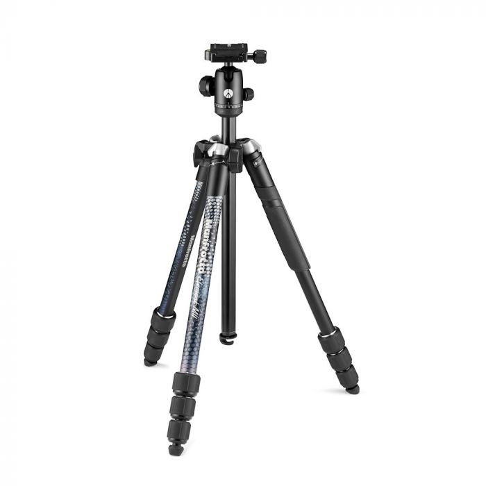 Manfrotto Element MII Mobile Bluetooth Aluminium Black Travel Tripod Kit