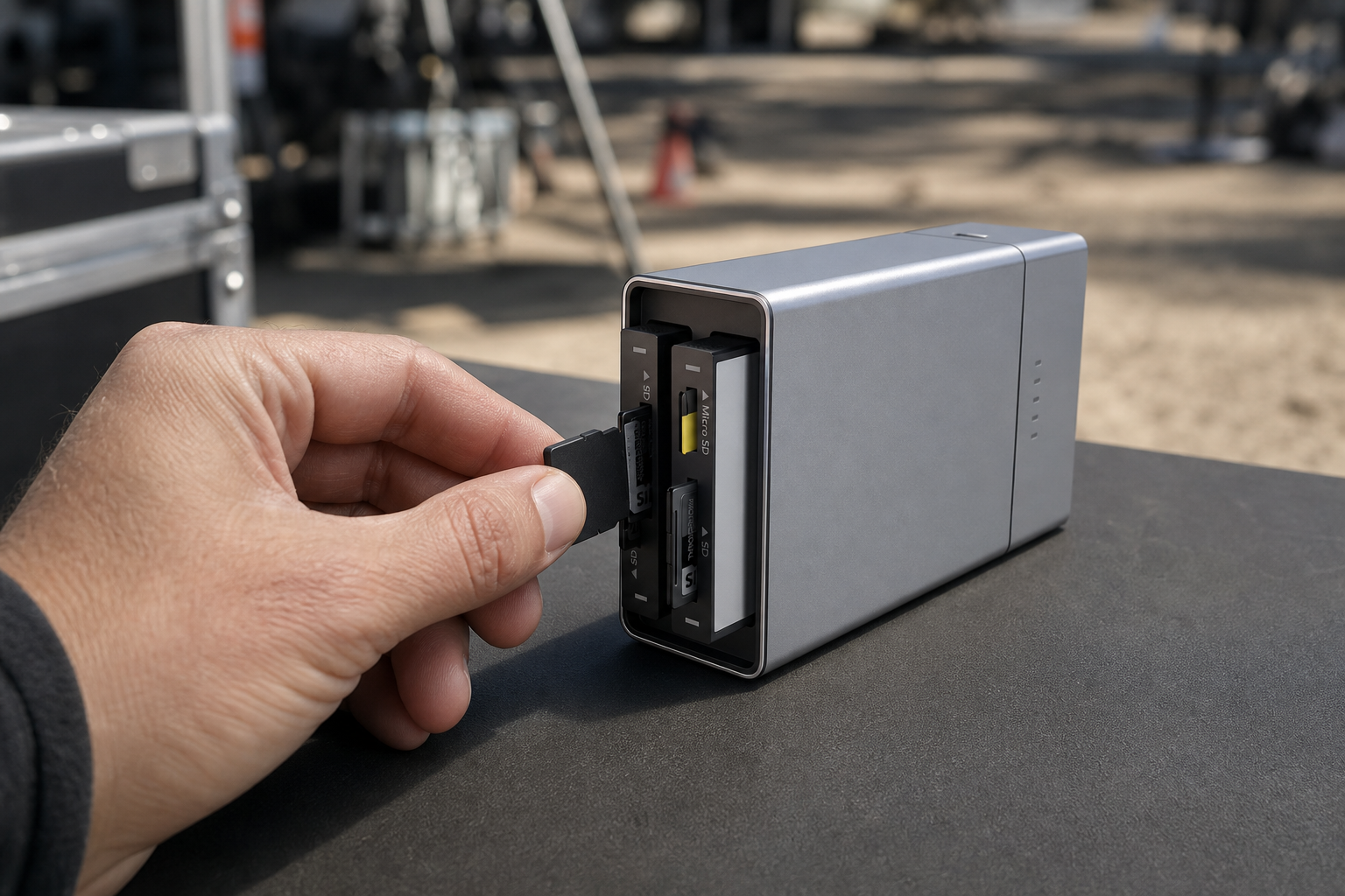 Mobile media backup workflow