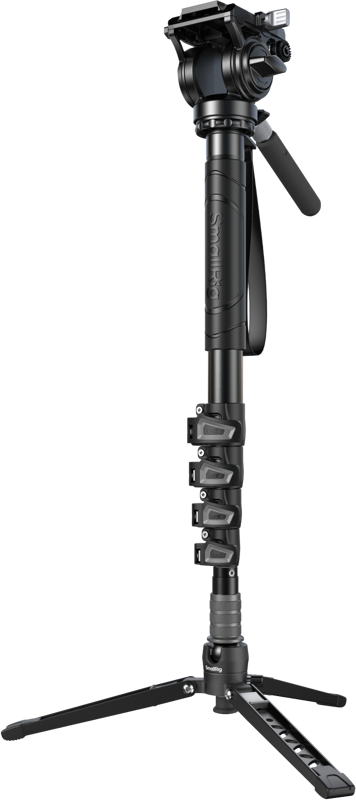 SMALLRIG 6624 Aluminium Monopod (5 sections) with Videohead