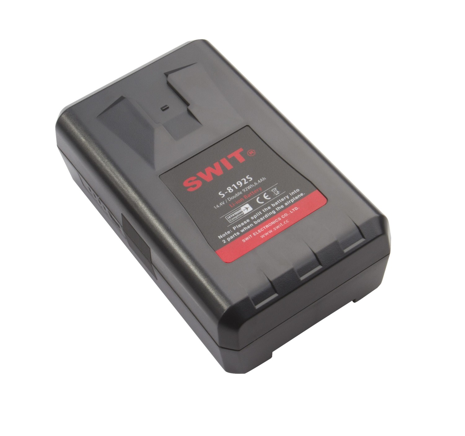 SWIT S-8192S | 92+92Wh Dividable V-mount Battery Pack, V-Mount