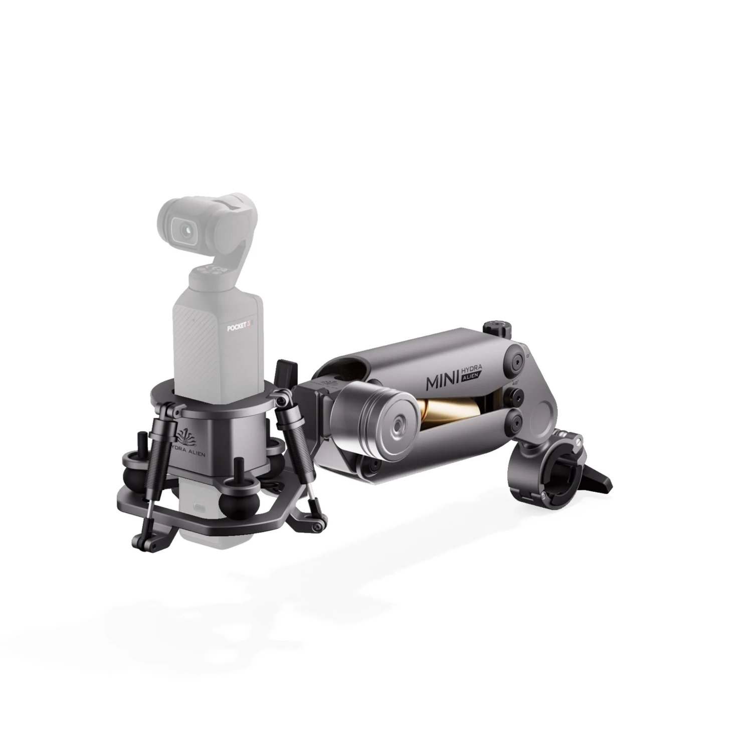 Tilta Hydra Alien Mini Biking Kit Osmo Pocket 3 - Titanium Gray