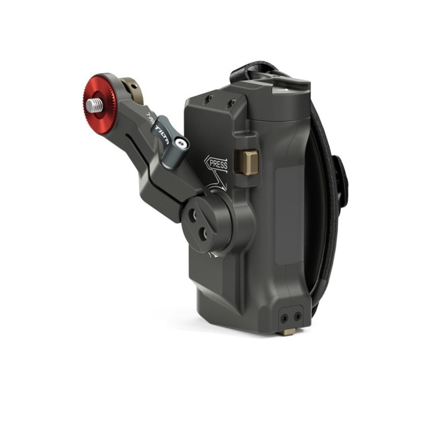Tiltaing Left Side Advanced Power Handle with Run/Stop Type V (F570 Battery)- Tilta Gray