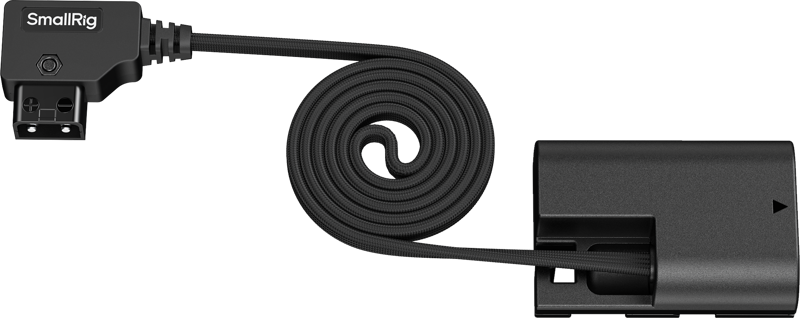 SMALLRIG 6413 Attachable Self-Coiling Dummy Battery Power Cable D-Tap to LP-E6P